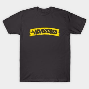 As Advertised Stamp - Yellow T-Shirt